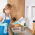 Kitinjoy 100% Cotton Waffle Weave Kitchen Towels, 12-Pack Super Soft and Absorbent Dish Towels for Drying Dishes, Kitchen Hand Towels, 13 in x 28 in, White