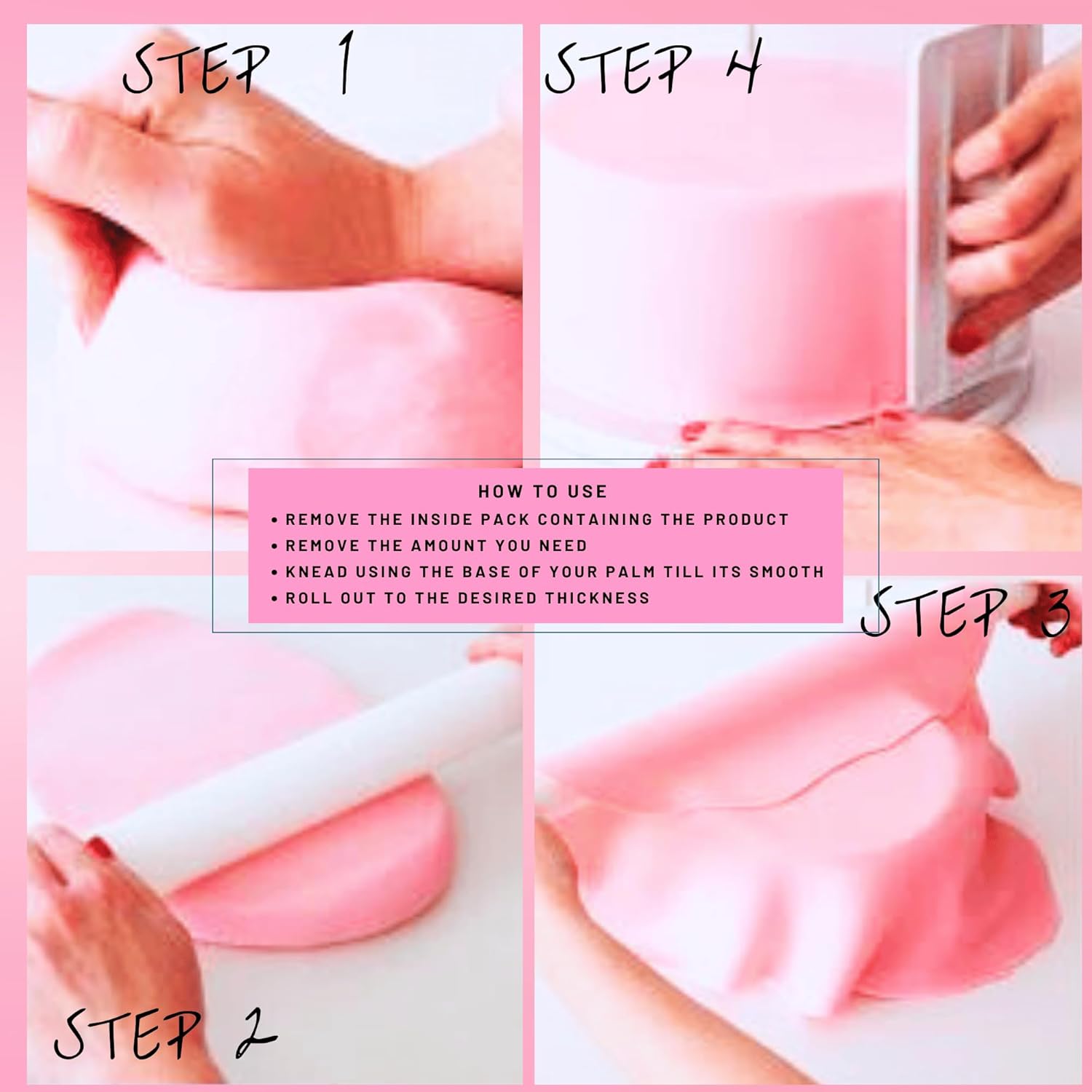 Confect Old Rose Pink Fondant for Cake Decorating Fondant, Smooth & Pliable Icing for Cakes, Cupcakes & Sugarcraft | Vegan, Gluten-Free, Nut-Free, Palm Oil-Free – 8.8 Oz