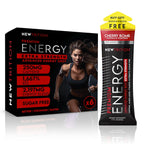 NewTrition® Extra Strength Energy Shots, 250mg Caffeine Energy Shots with Vitamin B & Amino Acids, Sugar-Free Vitamin Energy Shot, 1.7 fl oz (Pack of 6, Cherry Bomb)