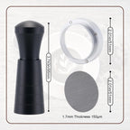 51mm WDT Tool Espresso Accessories Kit,GdHaHSP Dosing Funnel and Puck Screen Set,Espresso Stirrer Distribution Tool,Espresso Whisk for espresso tools