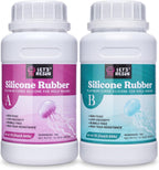 LET'S RESIN Silicone Mold Making Kit 10A,Liquid Silicone Food Grade for Mold Making, Extra Soft & Elastic Silicone Rubber, Ideal for Casting Resin Molds,3D Silicone Molds, Silicone Inlay (20.46oz)