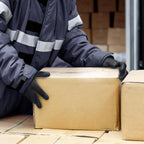 KAYGO Winter Work Gloves for Men and Women, 12 Pairs Thermal Insulated Safety Work Gloves PU Coated, Smooth Grip on Palm & Fingers,Ideal for Freezer Work,Black,S