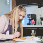 Cake Painting Brushes, 45 Pcs Cake Decorating Brushes Fondant Sugar DIY Tools Set Food Safe Baking Brush for Cake Cookie Icing Pastry