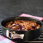 uxcell 11 Inch Springform Pan Nonstick Cake Pan with Removable Bottom Round Leakproof Cake Baking Pans Molds for Baking, Cheese Cakes, Pizza, Biscuits, Black（1pcs