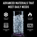 64oz Rectangle Airtight Glass Storage Containers with Bamboo Lids (Set of 4), Square Food Storage Jar, Pantry Organizers for Cereal, Flour, Pasta and Coffee beans (‎with Black Lable)