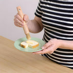 2 Sets Cooking Brush with Wooden Handle Natural Bristles Oil Brush for Cooking Butter Brushes for Oil and Sauce Pastry Brushes for Baking Kitchen Basting Spreading Baking Grilling Bbq Barbecue Food