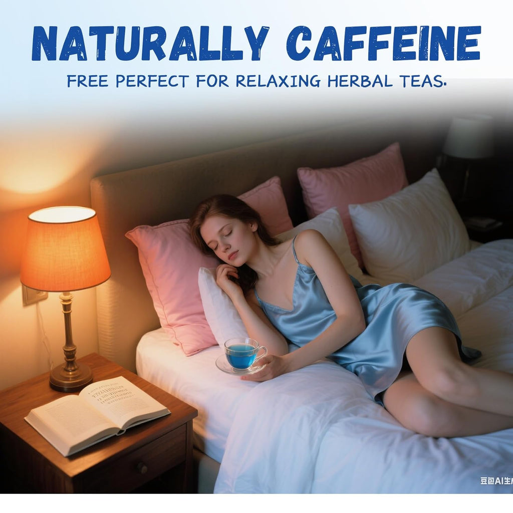 Nutrabloom Butterfly Pea Flower Powder 4 Ounce, Non-GMO Vegan Food Coloring Caffeine-Free Health Benefits Herbal Tea Powder for Cocktail, Smoothies, Drink, Baking