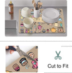 Fun Coffee Machine Mat-Espresso Tray for Coffee Bar Under Coffee Pot Mat, Coffee Maker Mat for Countertop, Dish Drying Mat, Coffee Mat, Absorbent Mat, Kitchen Counter Drying Pad