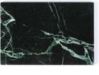 Koville Natural Green Marble Cutting Board for Kitchen Pastry Bread Macaron Display, 12" x 8" Real Stone Slab Marble Cheese Board for Home Countertop, Bathroom Perfume Tray Candle Plate