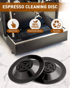 SONGTIY 2PCS Espresso Cleaning Disc, 54mm Silicon Backflush Disc for Select Breville Espresso Machines, Breville Accessories Compatible with BES810BSS, BES840XL, BES878BSS, BES880, BES870XL