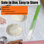 KUNIFU Bread Lame Bread Scoring Tool for Sourdough Scoring, Ceramic Scoring Knife for Bread Baking, Bread Scorer with Protective Cover, for Homemade and Bakery Use, Green