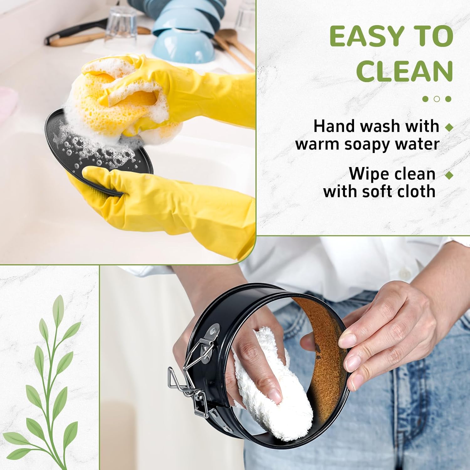 4 Inch Mini Springform Pan, Non-stick Cheesecake Pan, Spring Form Pans for Baking, Springform Pans with Removable Bottom, Round Cake Pans, Small Cake Mold for Mini Cheesecake Pizza