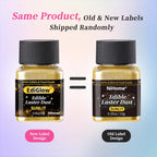 NiHome Edible Food-Grade Glitter Powder Glimmer Luster Dust Metallic Fancy Food Decorating Sprinkle Glimmery Dust for Drink Wine Beverage Cake Bakery Vegan Allergen-Free (Dark Green, 0.35oz/10g)