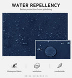 Syntus 12 Pack Bib Apron, Unisex Aprons Adjustable Waterdrop Resistant with 2 Pockets Cooking Kitchen Apron for Chef, BBQ Drawing Apron Bulk, Nautical Blue