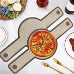 Silicone Bread Sling for Dutch Oven, 2 PC Non-Stick & Easy Clean Reusable Silicone Bread Baking Mat with Long Handles, Easy to Transfer Sourdough Bread + 1 Reusable Bread Bag