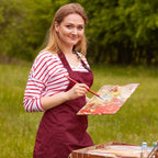 lepni.me Chefs Aprons | Cooking Baking Grilling for Home Restaurant | Premium Kitchen Aprons with Double Pocket for Men Women