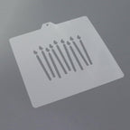 Birthday Candle Cookie cutter and stencil set Baking stencils and cutters bundle DIY bakery decorating kit Cookie cutter with stencils Icing stencil BIRTHDAY CANDLES CUTTER/STENCIL)