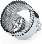 HULISEN Biscuit Cutter Set (3 Pieces/Set), Round Cookies Cutter with Handle, Professional Baking Dough Tools (Wave)