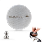 watchget 53 Espresso Puck Screen - 0.8mm Thickness Espresso Screen Double-layer Lower Shower Screen with Magnetic Nail Metal Reusable Filter for 54mm Protafilter Basket Stainless Steel Coffee Filter