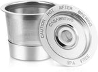 CASABREWS CASKF01 Reusable K Cups Coffee Pods for Keurig, Universal Stainless Steel Refillable Reusable K Cup Coffee Filters Compatible with Keurig 1.0 Coffee Machines, Eco-Friendly, BPA-Free
