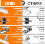 6 Pack Heavy-Duty Stainless Steel Chip Clips，3" Wide Air Tight Bag Clips for Food，Air Tight Seal Food Bag for Kitchen & Home (Silver Finish)