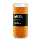 Orange BREW GLITTER Edible Glitter For Drinks, Cocktails, Beer, Garnish Glitter & Beverages | KOSHER & HALAL Certified | 100% Edible & Food Grade | Vegan, Gluten, Nut Free (50g, Orange)