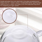 Gerrii Espresso Cups Double Walled Espresso Shot Glass with Handle Cups Insulated Clear Small Shot Glasses for Cappuccino Latte Hot Beverage(15 Pcs,2.5 oz)