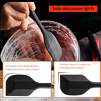 Adjustable Rolling Pin 4 Set and Silicone Baking Pastry Mat Setpastry,Siliconebrush and spatul,AdjustableThickness Rings,Wooden Dough Roller Rolling Pins for Baking Dough, Pizza, Pie