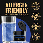 Brew Glitter Blue Edible Drink Glitter 1x 4g Jar for Cocktails, Beer, & Beverages