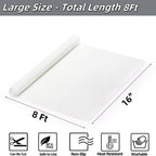 Silicone Baking Mat Roll, 16 In x 8 FT Non-Stick Pastry Mat, Cut to Any Size, Heat Resistant Food Grade Silicone Sheet, Air Fryer Liner for Pie Crust, Pizza Cookies