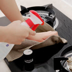 Homaxy 100% Cotton Waffle Weave Kitchen Dish Towels, Ultra Soft Absorbent Quick Drying Cleaning Towel, 13 x 28 Inches, 8-Pack, Tan