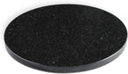 Koville Indian Natural Marble Cutting Board for Kitchen, 11inch Round Hand Crafted Marble Slab for Cheese, Charcuterie, Pastry Board - Wedding Gift, House Warming Gift(Black Galaxy)