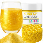 Luster Dust Edible Cake Decorations, Yellow Edible Luster Dust for Cupcake Decorations Edible Luster Dust for Drinks, Cake Drip, Yellow Fondant and Edible Paint for Cakes, Drink Glitter Edible Dust