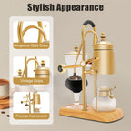 Belgian/Belgium Luxury Royal Family Balance Syphon Coffee Maker, Elegant Design Retro-Style Siphon Brewer