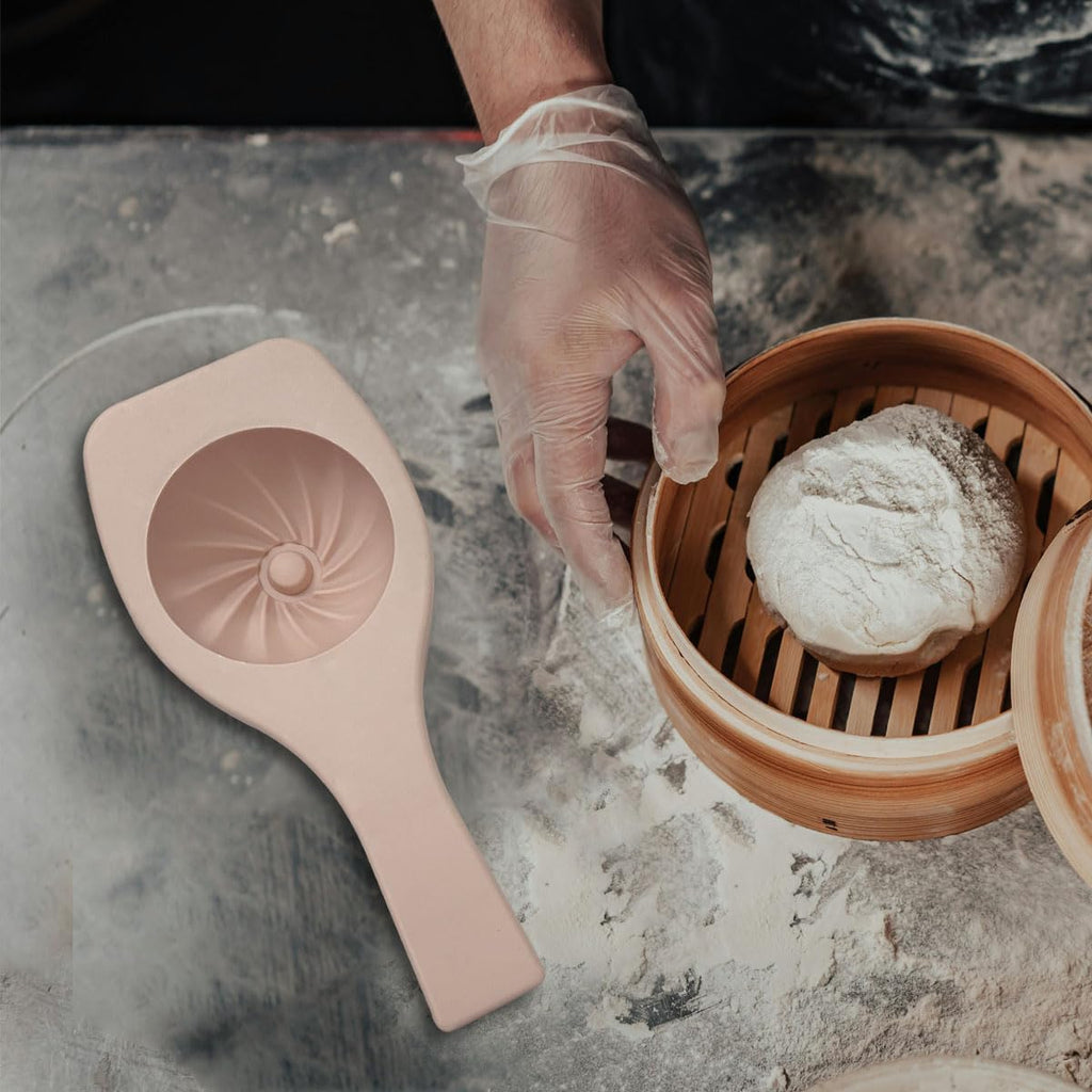 2Pcs DIY Steamed Bun Mold,Chinese Cake Cookie Stamp Baozii Maker for Home Kitchen Baking Cooking