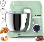Stand Mixer, 6.5QT 660W 10-Speed Tilt-Head Electric Kitchen Stand Mixer, Food Mixer with Dishwasher-Safe Dough Hook, Egg Whisk, Flat Beater for Baking, Cake and Most Home Cooks (Green)