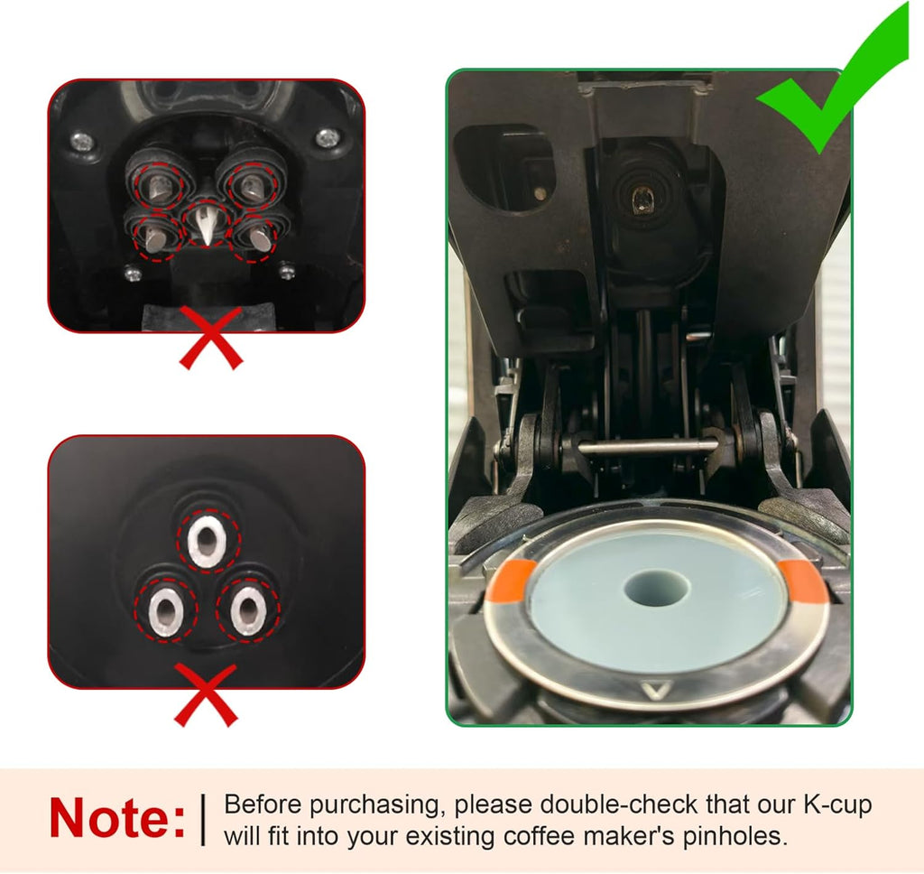 Reusable Stainless Steel Coffee Filters for Keurig 1.0 & 2.0 Brewers - BPA-Free Reusable K-Cup Pods (2 Pack)