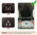 Reusable Stainless Steel Coffee Filters for Keurig 1.0 & 2.0 Brewers - BPA-Free Reusable K-Cup Pods (2 Pack)