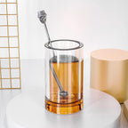 Skull Shape Swizzle Sticks, Reusable Stainless Steel Coffee Beverage Stirrers Cocktail, 5-Pack Drink Stir Sticks for Bar Party Home Office (Ancient Silver)