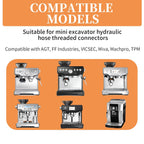 Felt Washer Replacement Compatible with Breville Espresso Machine Grinders,10 Pcs in a Pack Burr Coffee Grinder, Made of Wool, Strong Density and Durability