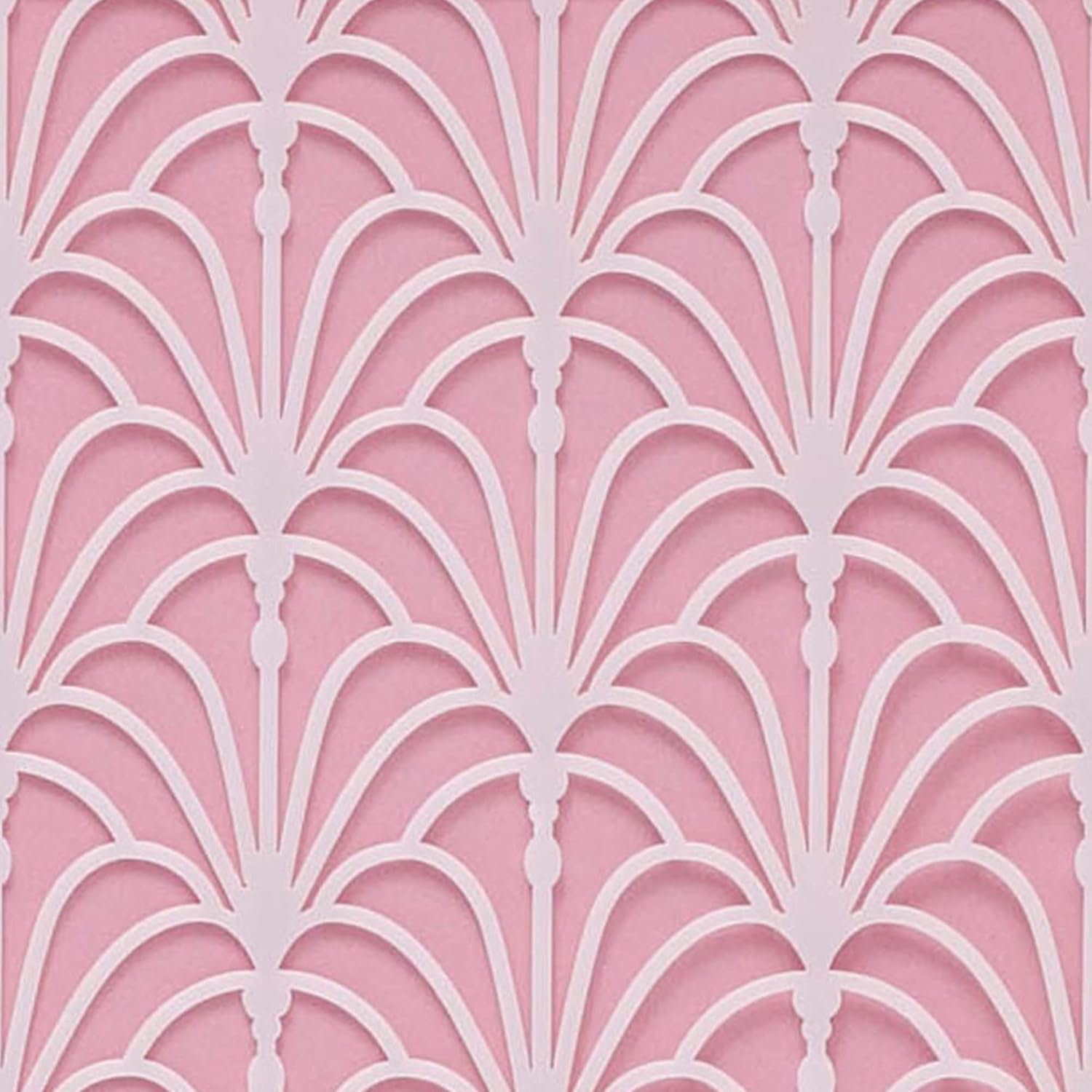 Large Cake Decorating Stencil (FANSA) Fan Art Deco Pattern