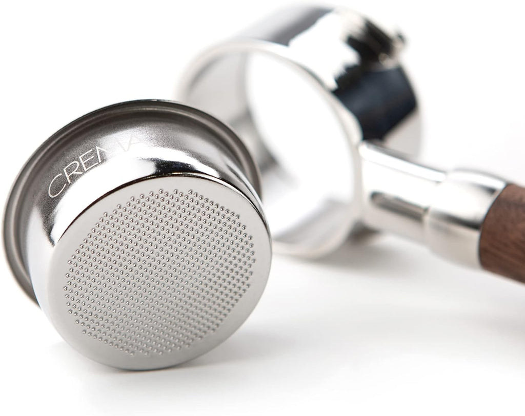 Crema Coffee Products 54mm Filter Basket | Triple Shot Non-Pressurized Stainless Steel Basket | Compatible with Breville 54mm Portafilters | Precise Tapered Profile for Consistent Espresso Shots