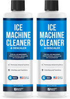 Essential Values 2-Pack Ice Machine Cleaner and Descaler 16 fl oz, Nickel Safe Descaler - Ice Maker Cleaner Compatible with All Major Brands (Scotsman, KitchenAid) - Manufactured in USA