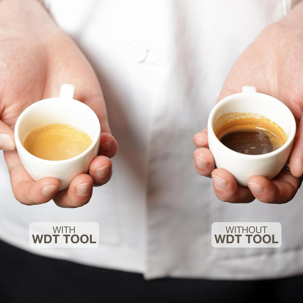 WDT Tool Espresso Stirrers - Coffee Distributor Barista Tools - Espresso Needle Distribution Tool for Coffee Accessories Kit - Walnut Wood Gifts for Coffee Lovers