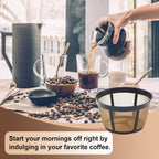 2 Pack Reusable Coffee Filter Replacement for BUNN 8 10 12 Cup Coffee Maker and Brewer Series BX, BTX, GRX, NHB, NHS, ST, HG & H