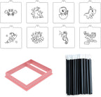 PYO Cookie cutter and stencil set starter kit Baking stencils and cutters bundle DIY bakery decorating kit Paint Your Own Cookie cutter with stencils Icing stencil and cookie cutter combo(PYO Set)