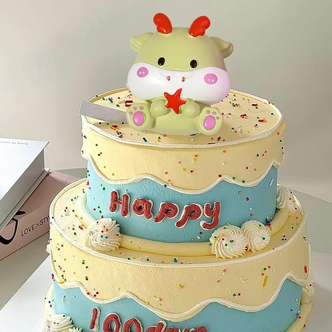 1 Pcs Zodiac Dragon Chocolate Silicone Mold, Cartoon Animals Fondant Molds, for Theme Party Kitchen Baking Cake Decoration Making Bread Biscuit Mousse Pudding Resin Clay Work Plaster Bath Ball