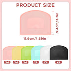 24 Pcs Plastic Dough Scraper Set Multipurpose Bench Cake Cutter Flexible Scraper Spatula for Cake Bread Pizza Food Pastry Icing Kitchen Baking Tool, 6 Colors