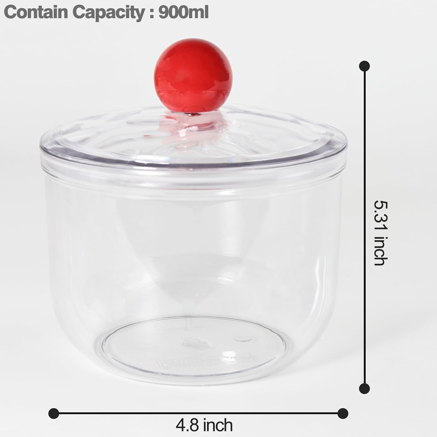 Coffee Pod Holder with Lid,Clear Plastic K Cup Organizer Holder Coffee Capsule Filter Storage Container Home or Office Counter Organizer Bar Accessories With 50Pcs Stickers-900ml