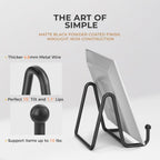 TR-LIFE Plate Stands for Display - 3 Inch Plate Holder Display Stand + Metal Frame Holder Stand for Picture, Decorative Plate, Book, Photo Easel (2 Pack)